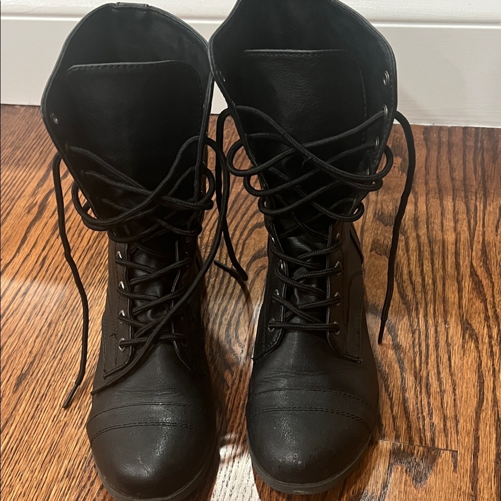 Black Combat Boots